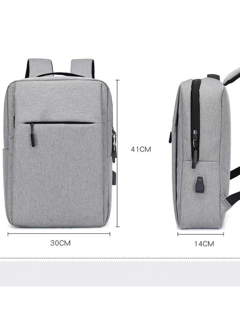 general Large capacity men's USB computer bag 16 inch business commuting waterproof backpack - Image 5